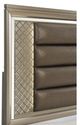 Mazin Furniture Loudon Champagne Queen Platform Bed-3