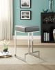 Coaster® Gervase Chrome/Gray Square Counter Stool-2