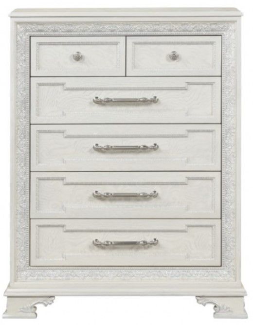 Furniture of America® Stella Mia Creamy White Chest-0