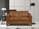 Hydeline® Bella Cognac Brown Loveseat-2