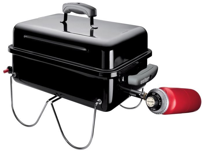 Weber® Grills® Go-Anywhere Series Single Burner Black Portable Liquid Propane Gas Grill