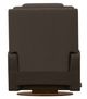 La-Z-Boy® Sparrow Otter Leather Manual Swivel Gliding Recliner-4
