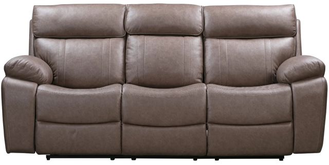 Parker House® Theon Stokes Toffee Manual Reclining Sofa-1