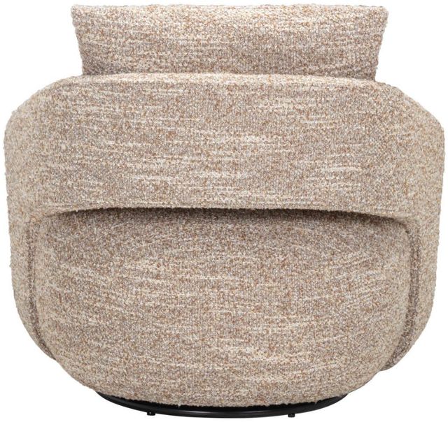 Universal Explore Home™ Elio Pamela Cobblestone Upholstered Swivel Chair-3