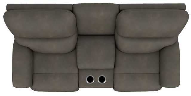 La-Z-Boy® Brooks Slate Power Reclining Loveseat with Console and Headrest-4