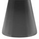 Sunset West Dark Gray Glass Fiber Reinforced Concrete Outdoor Pedestal Dining Table-1