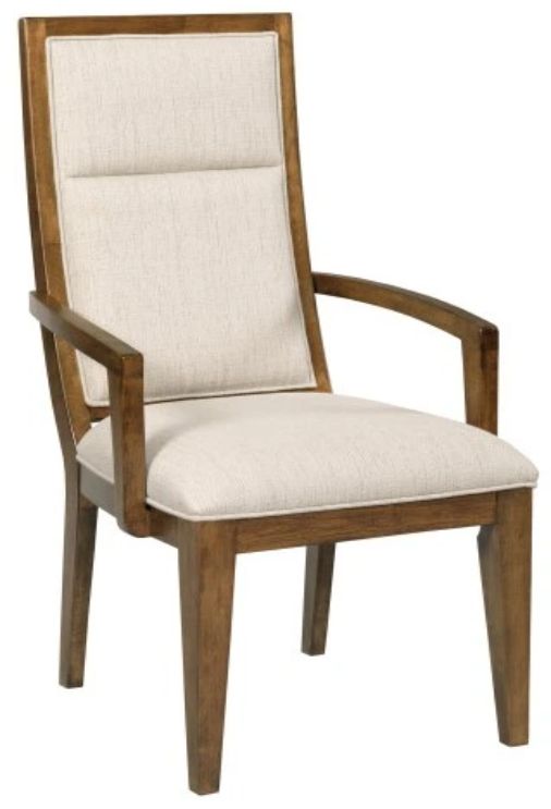 Kincaid® Abode Beige/Warm Brunette Doyle Upholstered Arm Chair-0