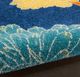 Nourison Home™ Allur Navy Multicolor 5'x7' Style 1 Area Rug-2