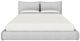 Natuzzi Editions Customizable Lunare King Upholstered Panel Bed-1