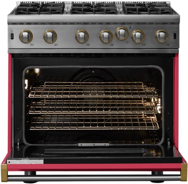 Viking® 5 Series 36" Valentine Liquid Propane Pro Style Gas Range-1