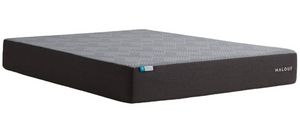 Front view of the Malouf™ CoolSync™ Neve 10" Memory Foam Medium Firm Tight Top Queen Mattress in a Box