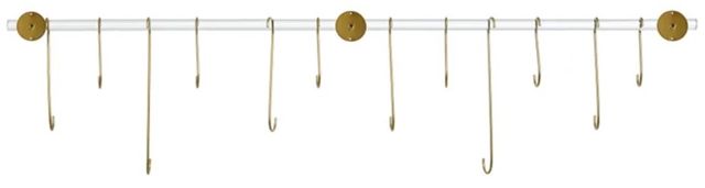 Stylecraft Dann Foley Lifestyle Bronze/White 60" Wall Hanger with Hook -2