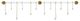 Stylecraft Dann Foley Lifestyle Bronze/White 60" Wall Hanger with Hook -2