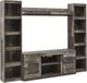 Signature Design by Ashley® Derekson 4-Piece Multi Gray Entertainment Center-0