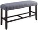 ACME Furniture Yelena Gray/Weathered Espresso Counter Height Bench-0