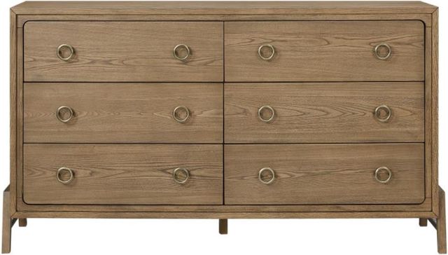 Bernards Elure Latte Hi-Leg Dresser | My Family Furniture & Bedding |  Grayslake, Illinois