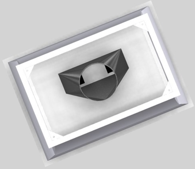Vent-A-Hood® Designer Series 42" White Island Range Hood-2