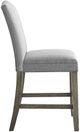 Steve Silver Co. Grayson Ash-Gray/Driftwood Upholstered Counter Stool-3