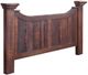 International Furniture Direct Madeira Brown Eastern King Panel Bed-4