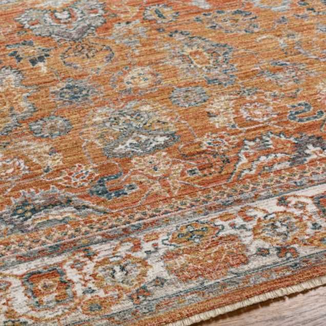 Surya Carlisle Brick Red 4'x6' Area Rug-4