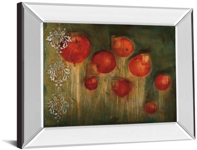 Classy Art Rose Garden by J. Prior Mirror Framed Wall Art-1