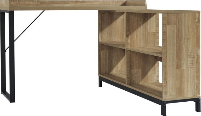 Signature Design by Ashley® Gerdanet 2-Piece Light Brown Home Office Desk-3