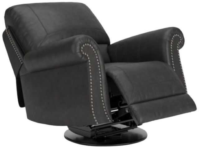 Signature Design by Ashley® Shadsburne Granite Manual Swivel Glider Recliner-3