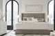 Signature Design by Ashley® Branzton Taupe Queen Upholstered Panel Storage Bed-1