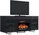 Bell'O® New Enterprise Classic Flame Black TV Stand with Spectrafire Insert-1