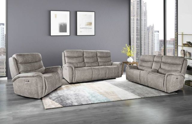 New Classic® Home Furnishings Kamari Gray Power Reclining Sofa-1