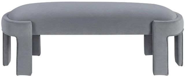 Homelegance® Flux Gray Bench-2