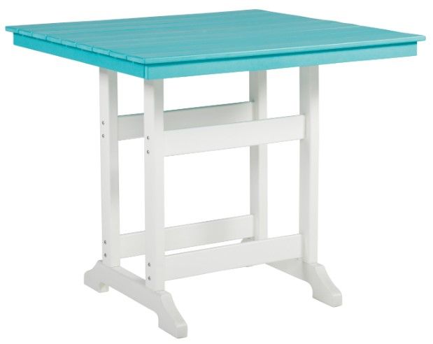 Signature Design by Ashley® Eisely 5-Piece Turquoise/White Outdoor Dining Set-1