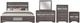 Global Furniture USA Seville 5-Piece Dark Gray Full Bedroom Set-0