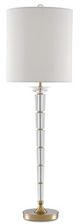 Currey & Company Retreat Clear/Antique Brass Table Lamp-0