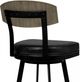 Armen Living Frisco Black 30" Bar Stool-3
