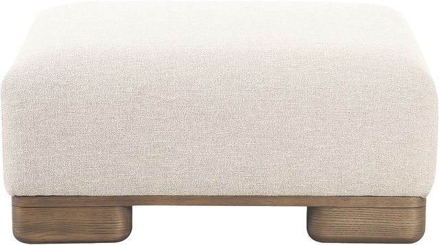 Moe's Home Collection June Oatmeal Ottoman-1