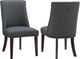 Powell® Auden 2-Piece Espresso/Gray Dining Chair Set-2