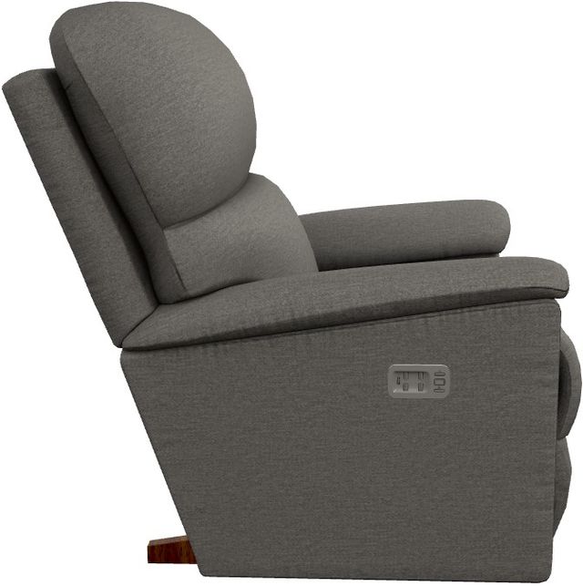 La-Z-Boy® Brooks Charcoal Fabric Power Rocking Recliner with Headrest and Lumbar-2