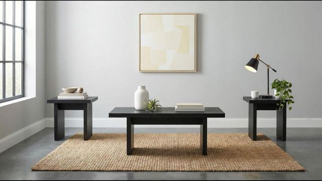 Coaster® Decker 3-Piece Black Occasional Table Set-1