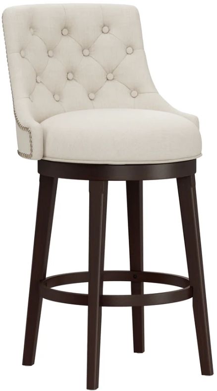 HH2 Home Halbrooke Chocolate/Cream Bar Height Stool-0
