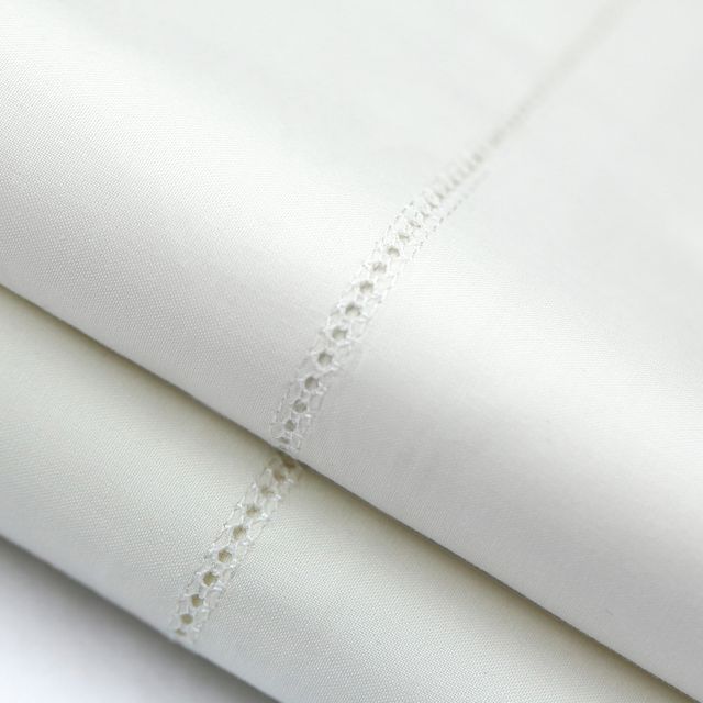 Malouf® Woven Italian Artisan Ivory Queen Sheet Set-3