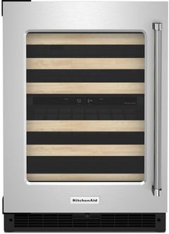 KitchenAid® 24" Stainless Steel Wine Cooler