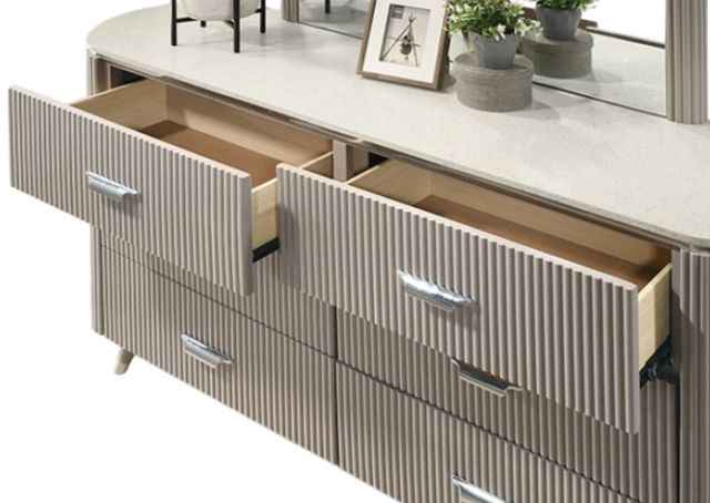 Furniture of America® Aldridge Light Gray Dresser-1