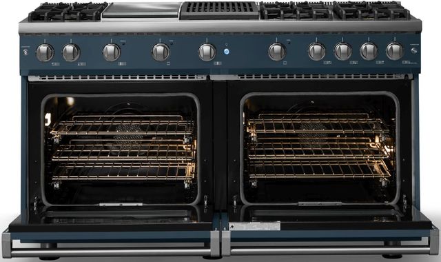 Viking® 5 Series 60" Squall Pro Style Gas (LP) Range with Polished Chrome Trim-1