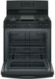 GE® 30" Black Freestanding Gas Range-2