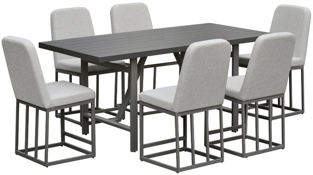 Intercon Navarro 5-Piece Mocha Aluminum/Fabric Outdoor Counter Height Dining Set-0