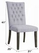 ACME Furniture Merel 2-Piece Gray Side Chair Set-2