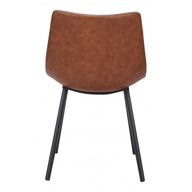 Zuo® Modern Daniel Vintage Brown Dining Chair-1