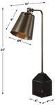 Uttermost® Hutchinson Golden Bronze Desk Lamp-3