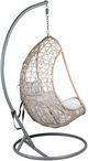 Steve Silver Co. Cayden Beige/Gray/White Stainless Steel Outdoor Basket Chair-CAY600BC-2